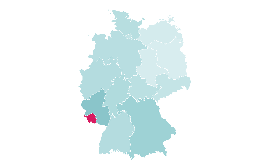 Affinity by region — Power metal, Germany