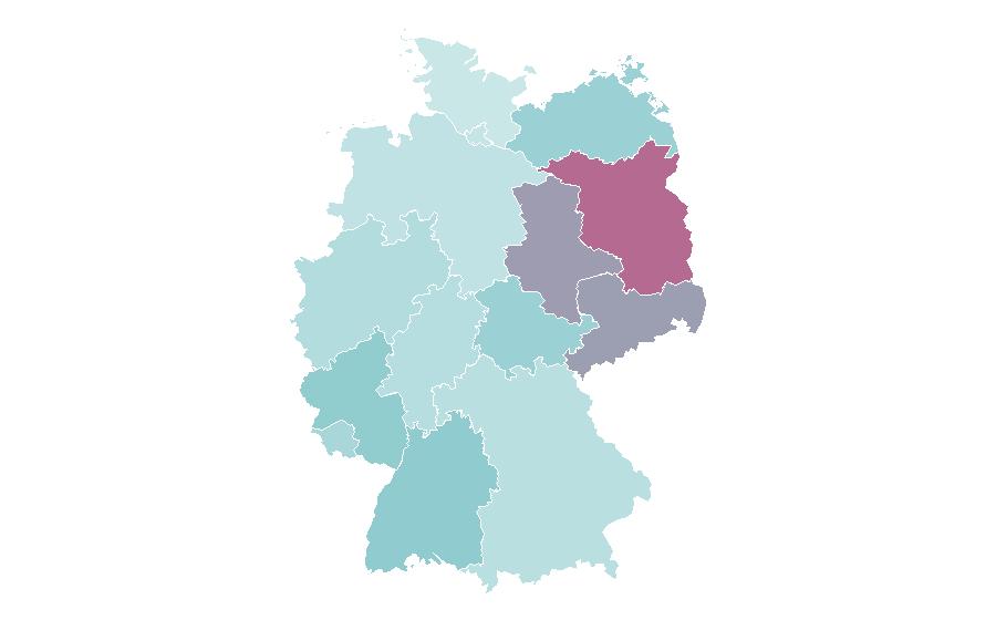 Affinity by region — Power outage, Germany