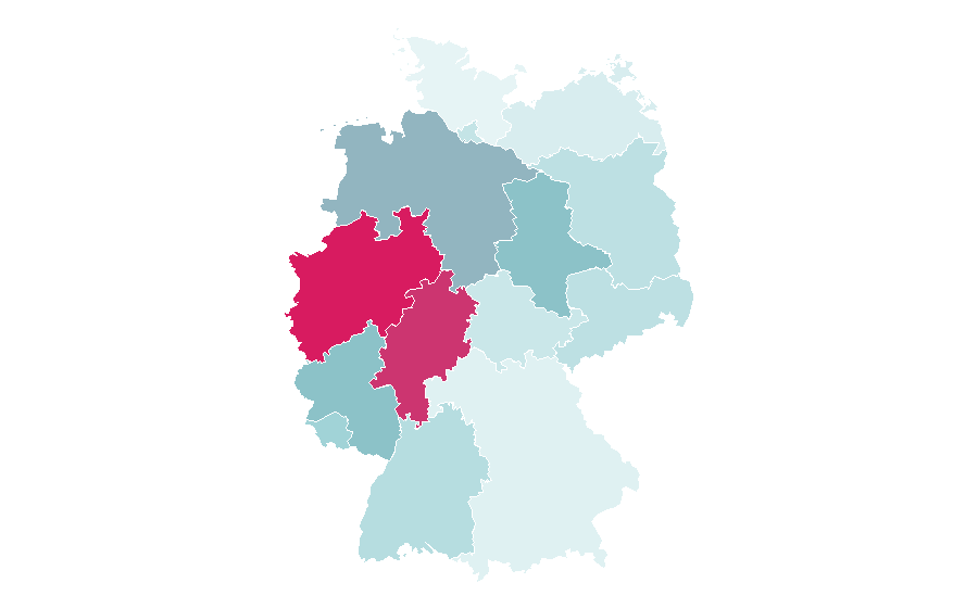 Affinity by region — Power Rangers, Germany