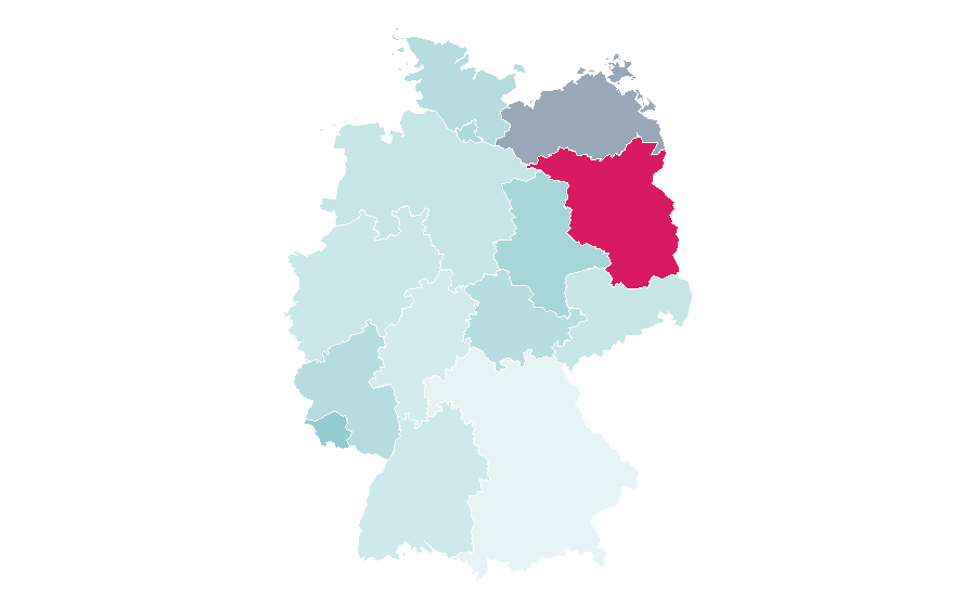 Affinity by region — Powerboating, Germany