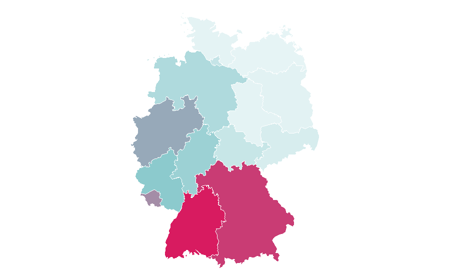 Affinity by region — Prayer, Germany