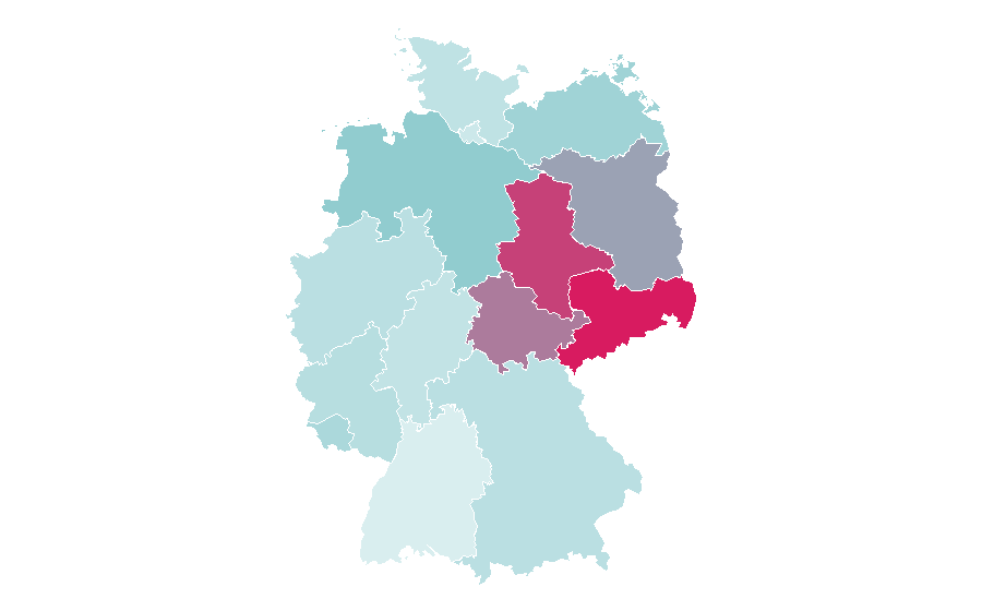Affinity by region — Prediction, Germany