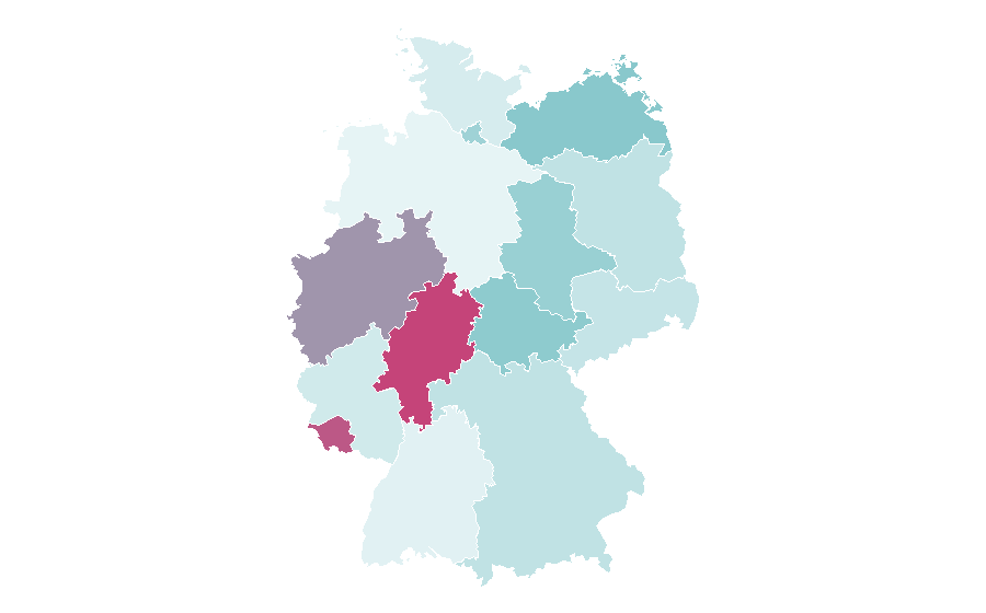 Affinity by region — Prefabrication, Germany