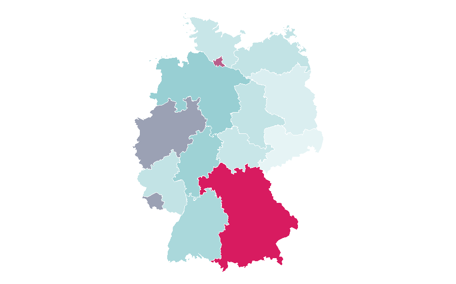 Affinity by region — Prenatal care, Germany