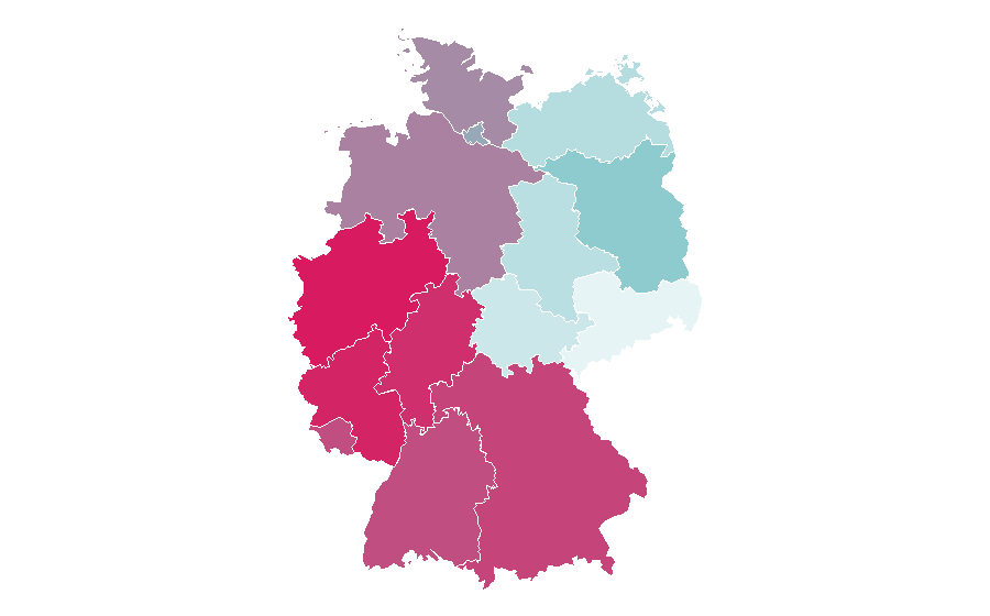 Affinità per regione — Prepmymeal, Germania