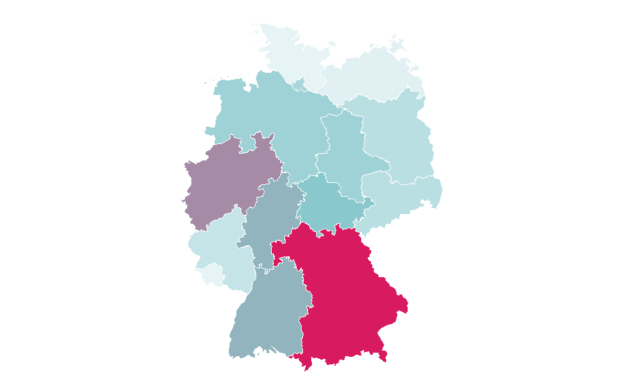 Affinity by region — Pressure cooking, Germany
