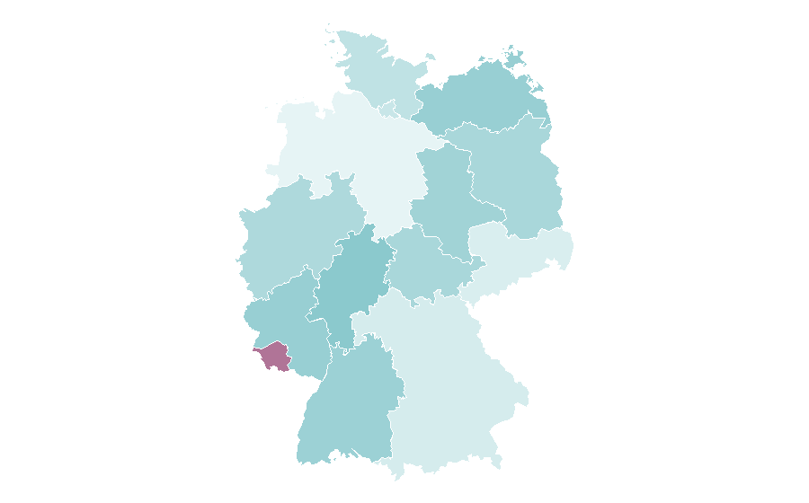Affinity by region — Pretty flowers, Germany