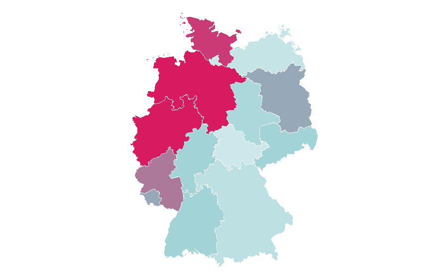Affinity by region — Pretty Little Liars (book), Germany