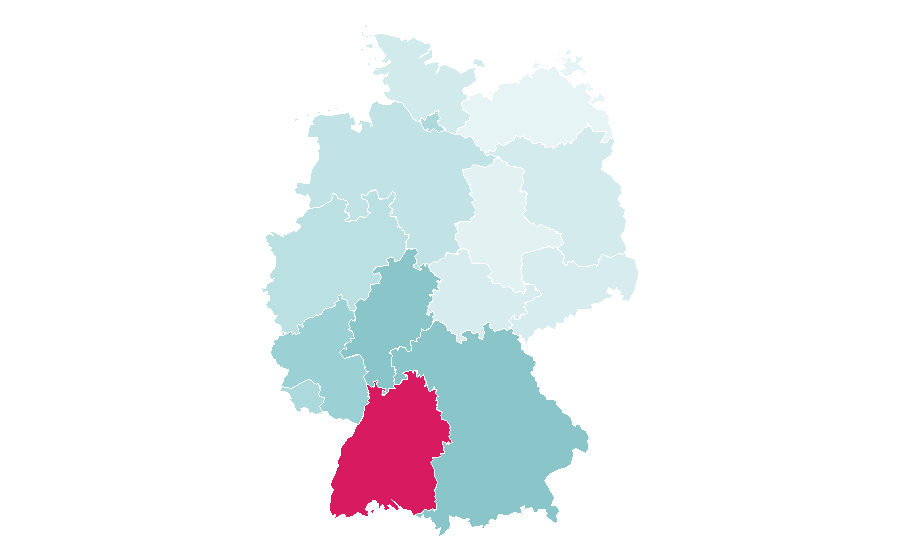 Affinity by region — Pretzel, Germany