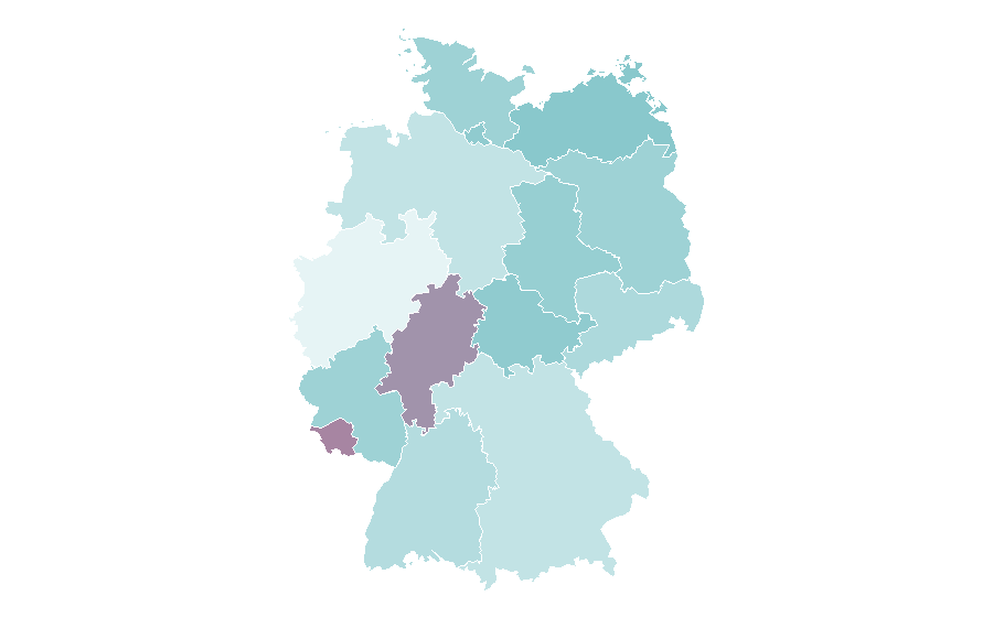 Affinity by region — Pride & Prejudice (2005 film), Germany