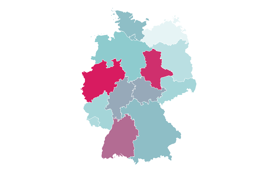 Affinity by region — Primer (cosmetics), Germany