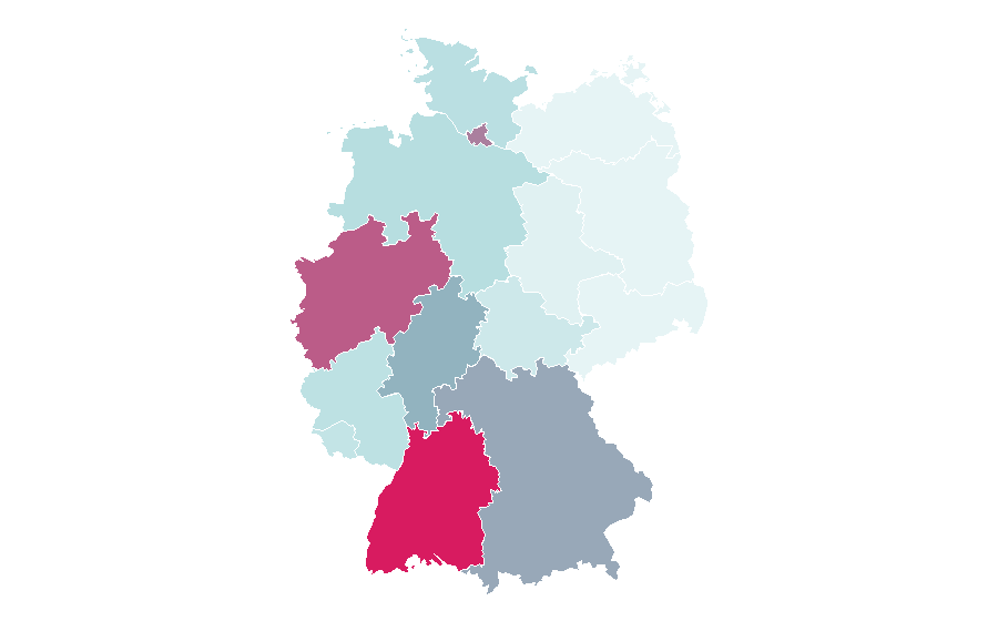 Affinity by region — product development, Germany