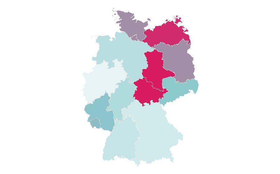 Affinity by region — Productivity software, Germany