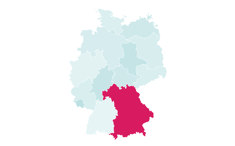 Affinity by region — Professional in Human Resources, Germany