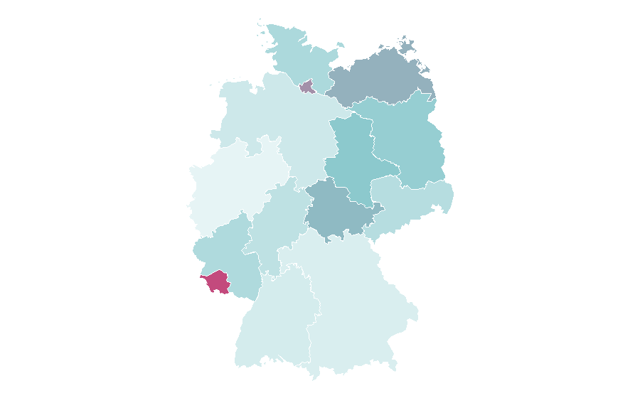 Affinity by region — Progressive lens, Germany