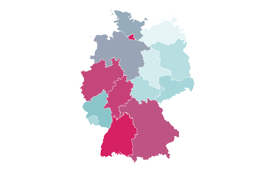 Affinità per regione — Project management, Germania