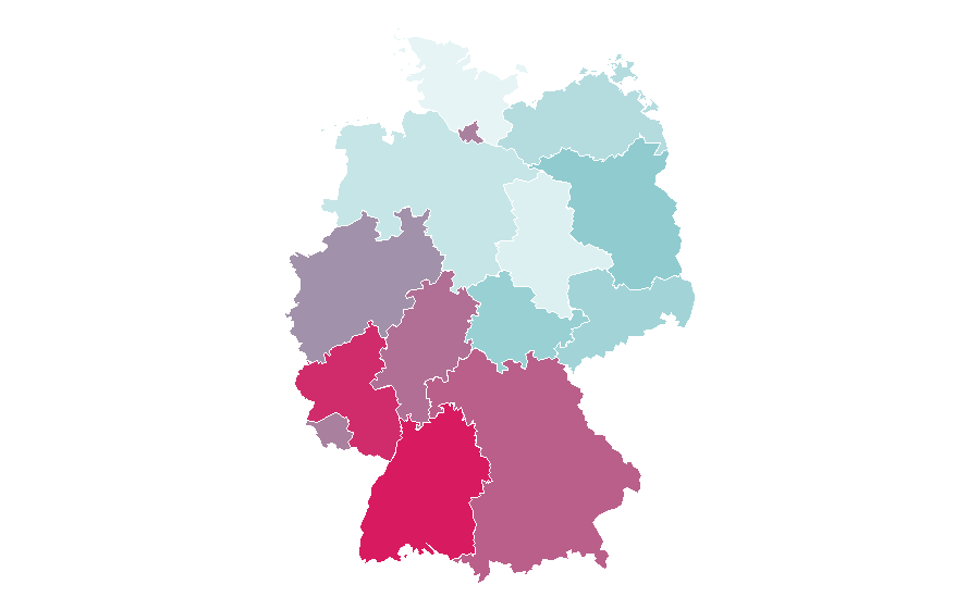 Affinity by region — Promod, Germany