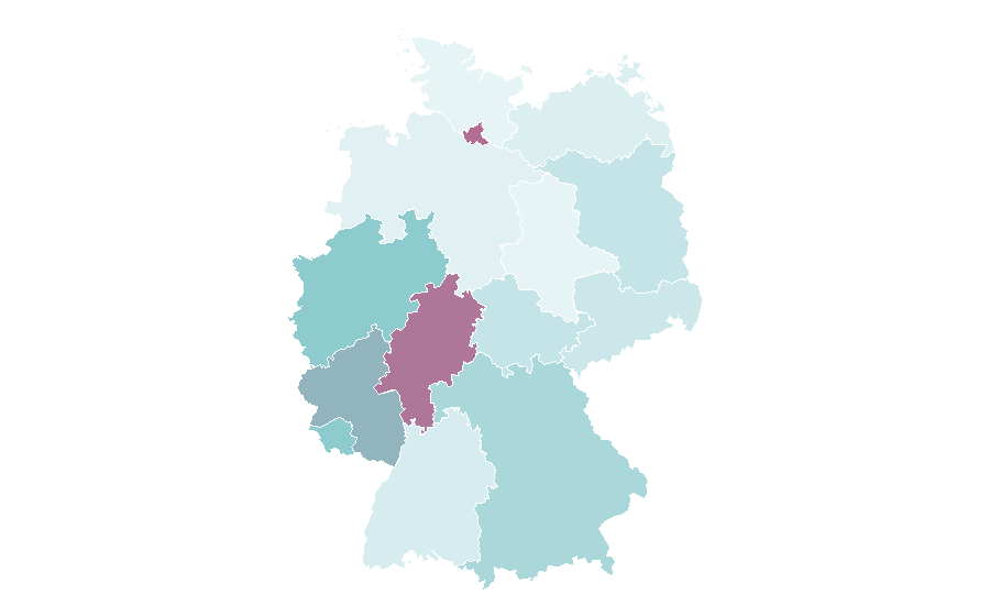 Affinity by region — Property law, Germany