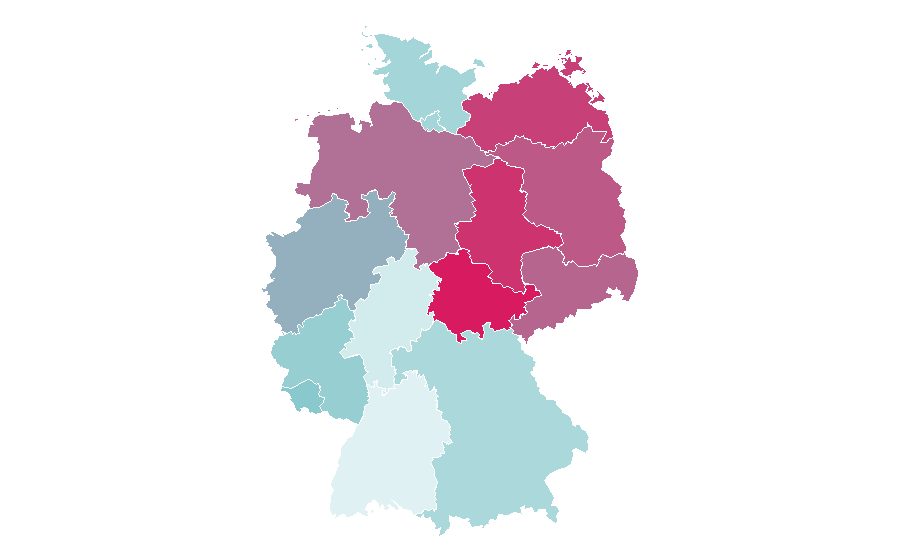 Affinity by region — PS, I Love You (novel), Germany