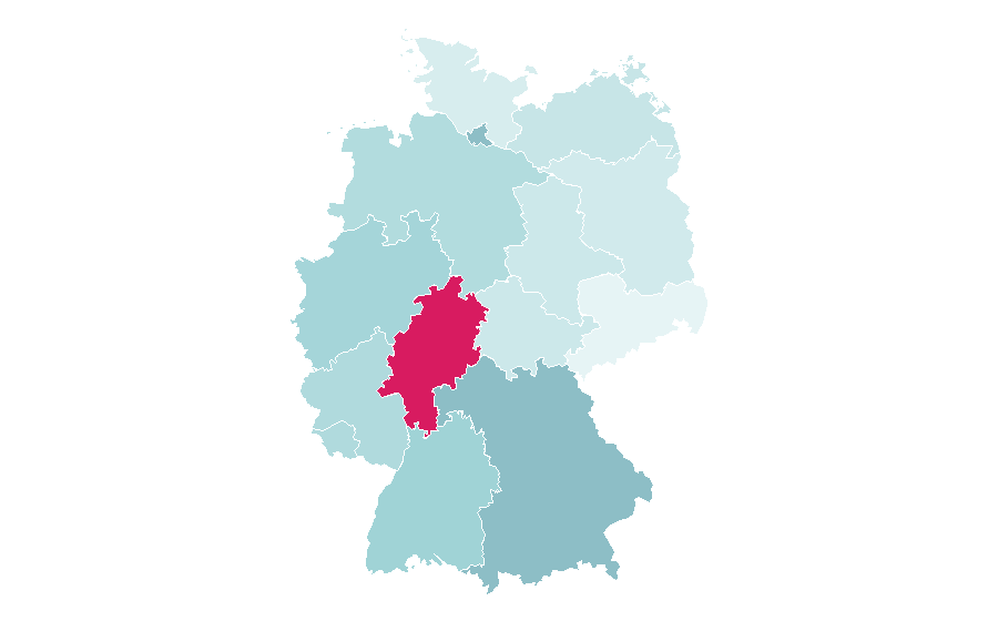 Affinity by region — Public holiday, Germany