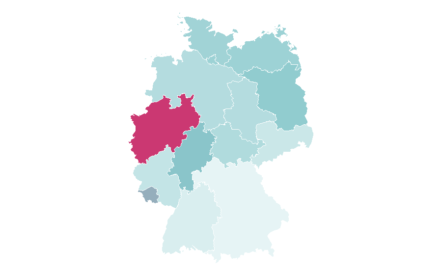 Affinity by region — Public security, Germany