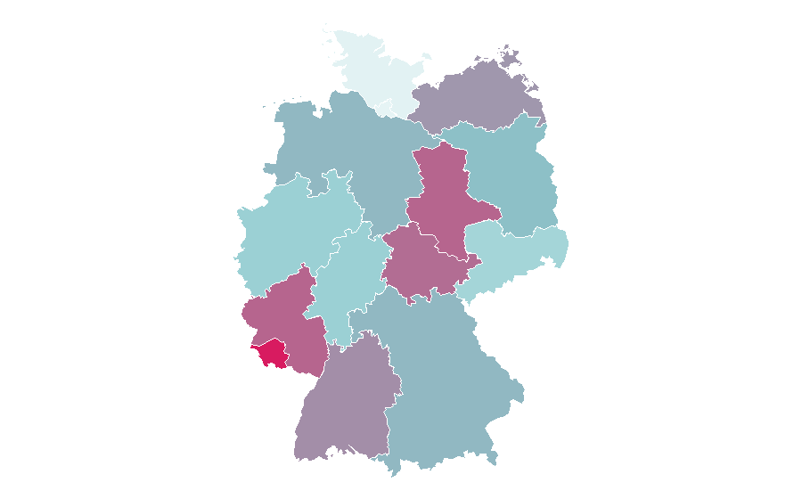 Affinity by region — Pudding, Germany