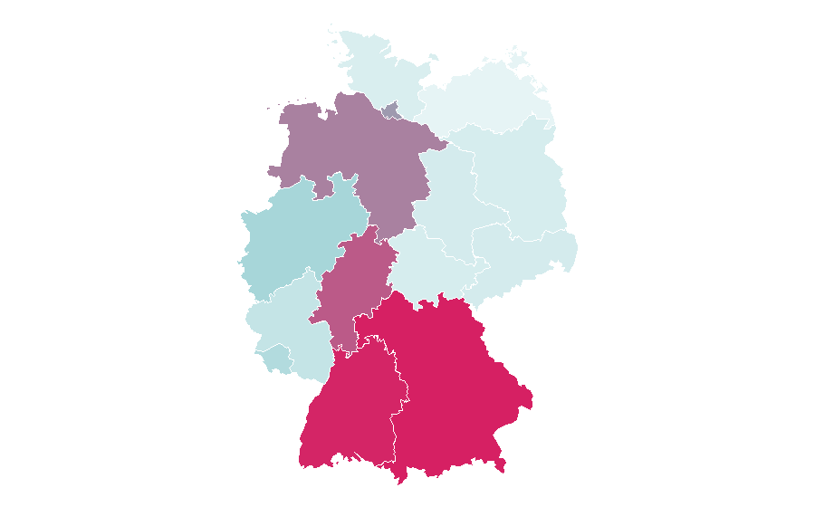 Affinity by region — Puebla, Germany