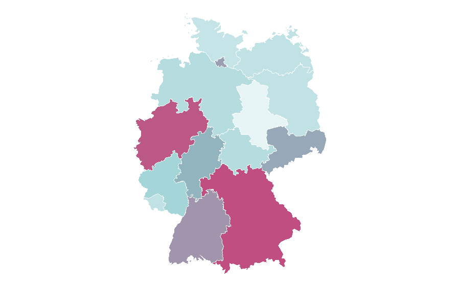 Affinity by region — Pumpernickel, Germany