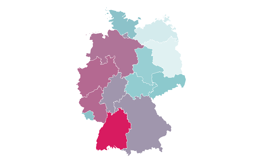 Affinity by region — Punica, Germany