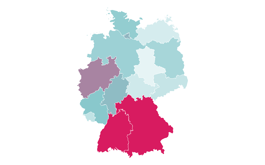 Affinity by region — Quad Lock, Germany
