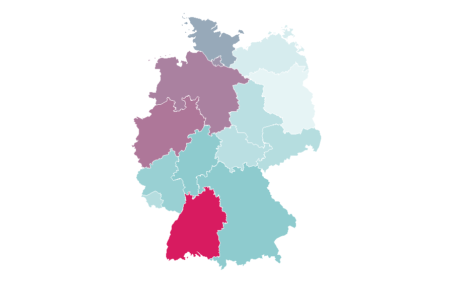Affinity by region — Quality management, Germany