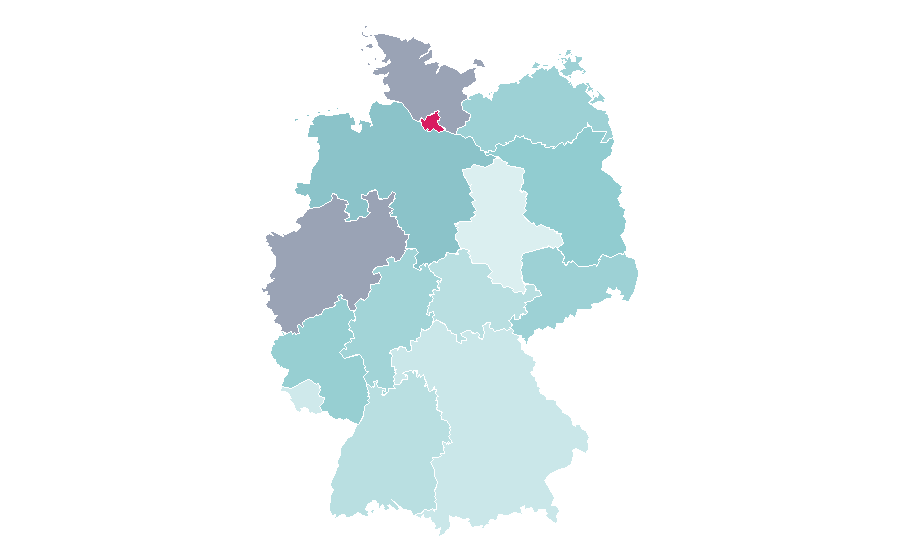 Affinity by region — Quality time, Germany