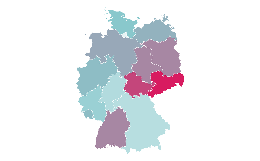 Afinidad por región — Quotation, Alemania
