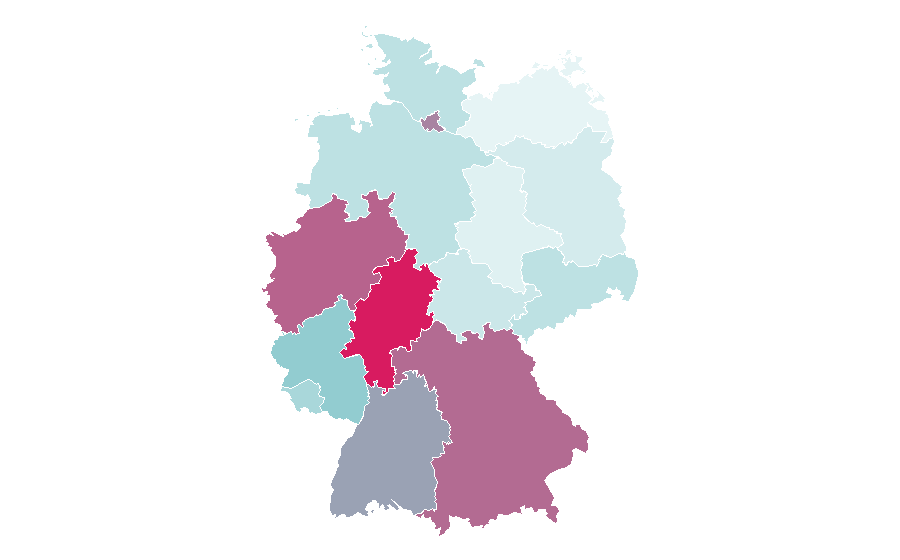 Affinity by region — Rabat, Germany