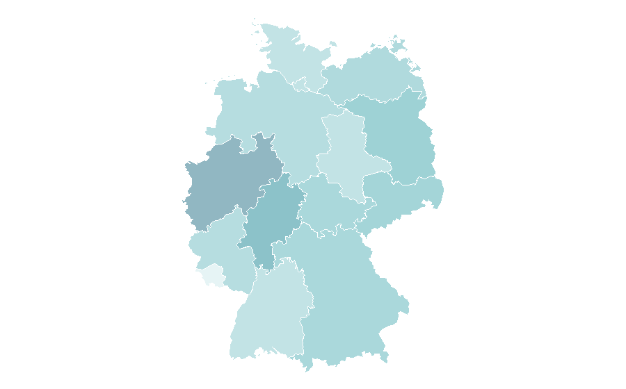 Affinity by region — Rachel Zegler, Germany