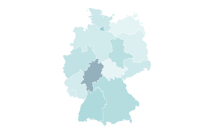 Affinity by region — Racket (sports equipment), Germany