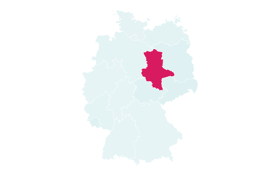 Affinity by region — Radio Brocken, Germany