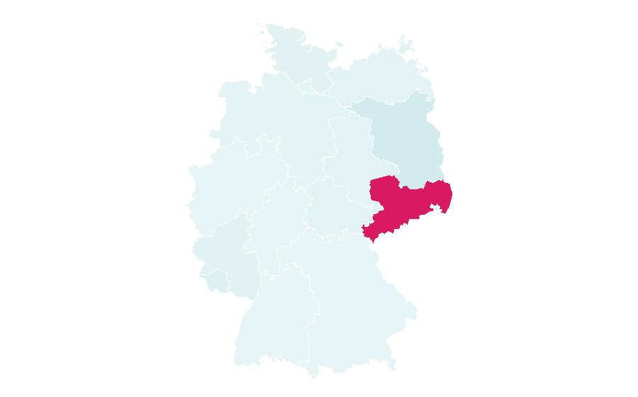 Affinity by region — Radio Lausitz, Germany