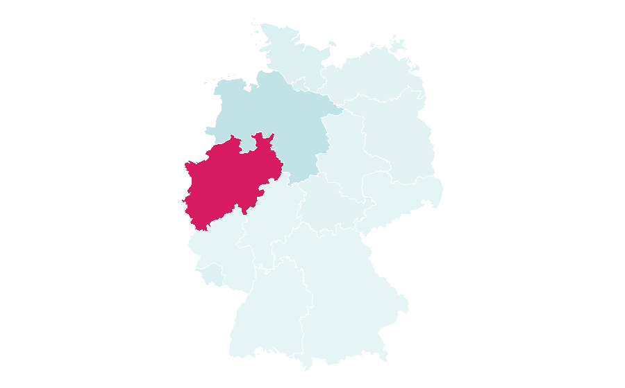 Affinity by region — Radio Lippe, Germany