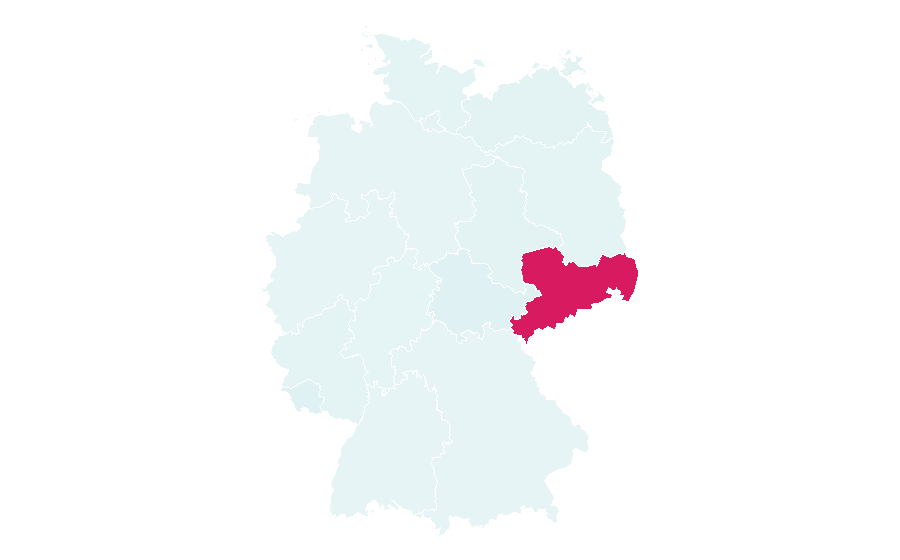 Affinity by region — Radio Zwickau, Germany
