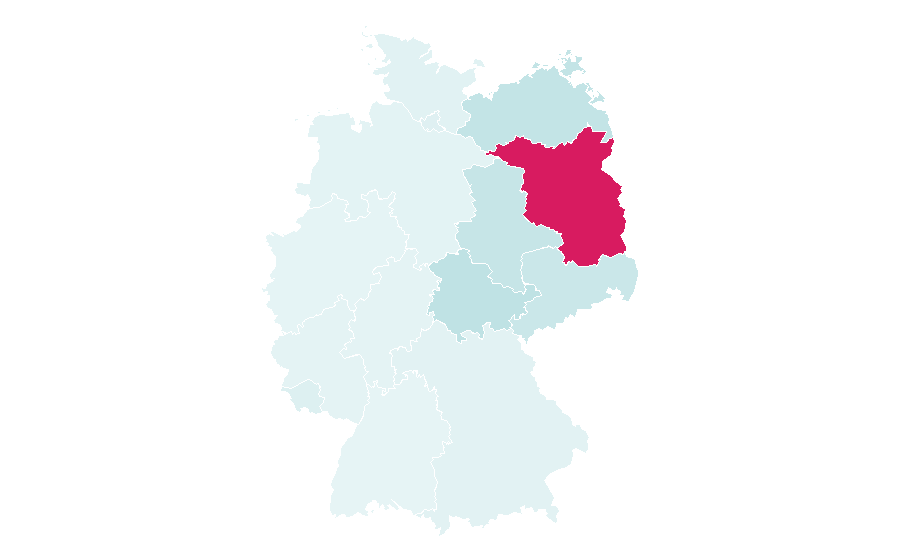 Affinity by region — Radioeins, Germany