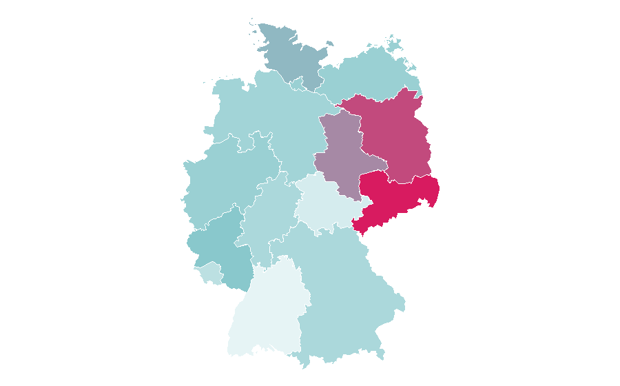Affinity by region — Rag doll, Germany