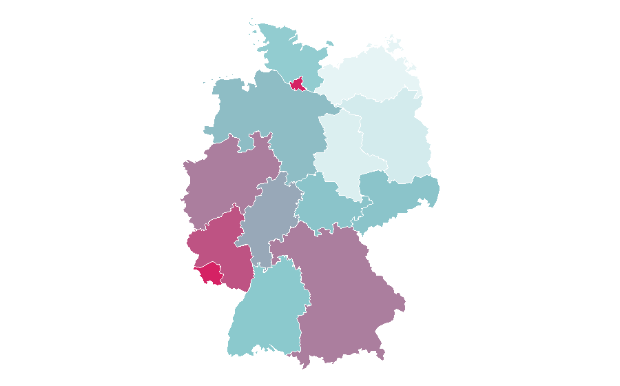 Affinity by region — Rage Against the Machine, Germany