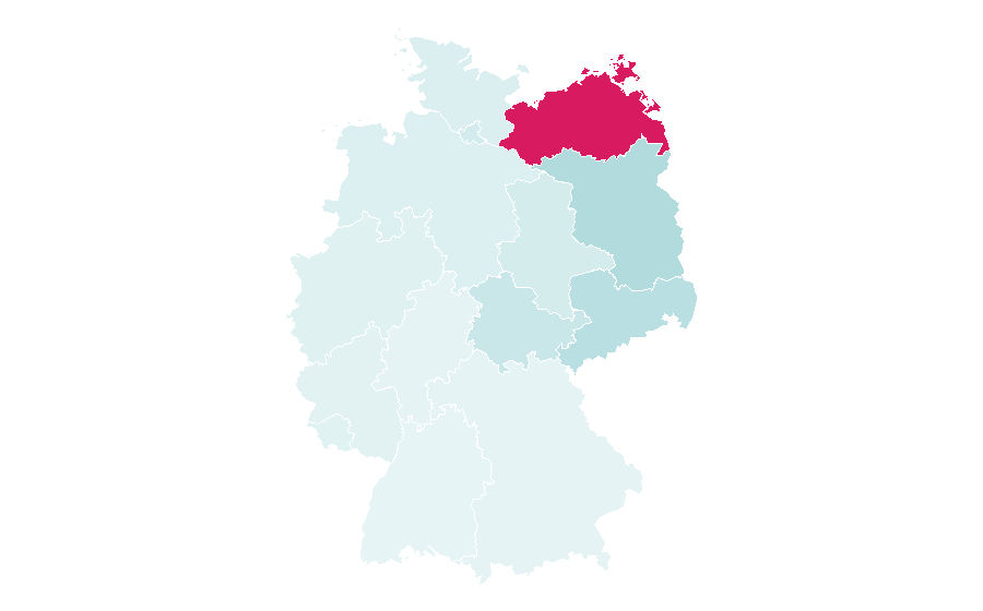Affinity by region — Rainbow flag (LGBT movement), Germany