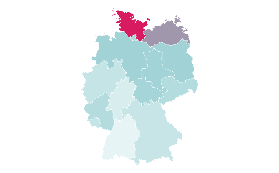 Affinity by region — Rainer Bock, Germany