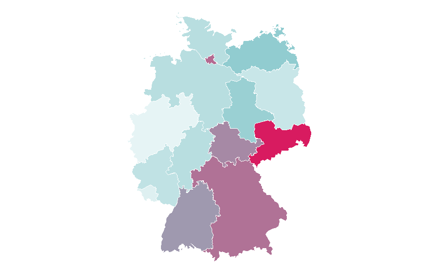 Affinity by region — Rainer Maria Rilke, Germany