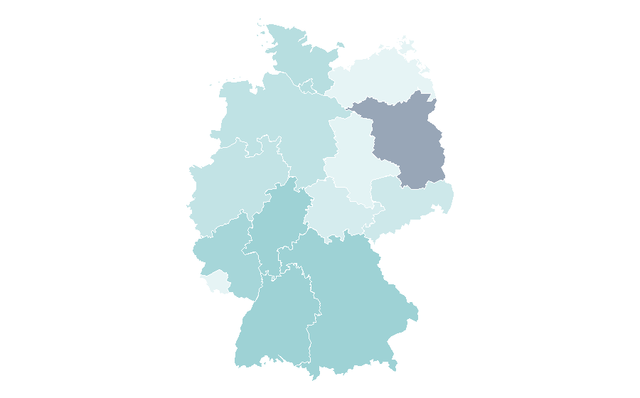 Affinité par région — Raisin, Allemagne