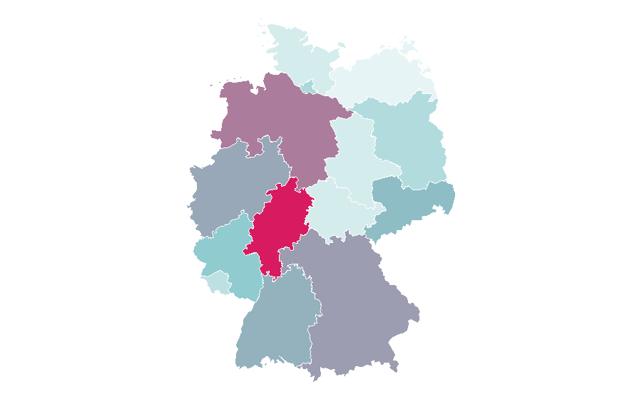 Affinity by region — Random-access memory, Germany