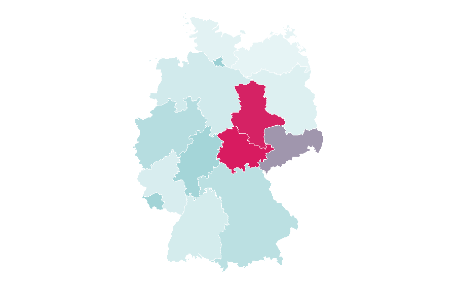 Affinity by region — Randstad, Germany