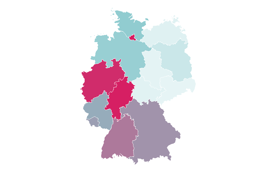 Affinity by region — Range Rover Evoque, Germany
